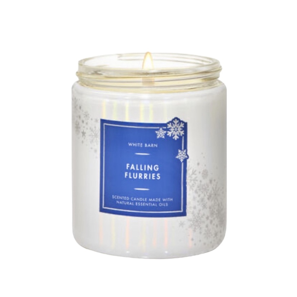FALLING FLURRIES Single-Wick Bath & Body Works Candle